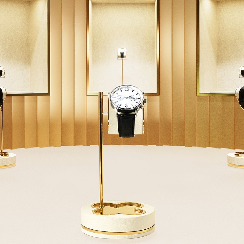 Table Watch Luxury - حامل عرض ساعات معدني، طاولة عرض