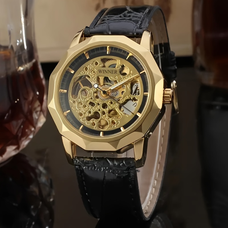 Luxury Watch Class - ساعة رجالية ميكانيكية فاخرة من الدرجة