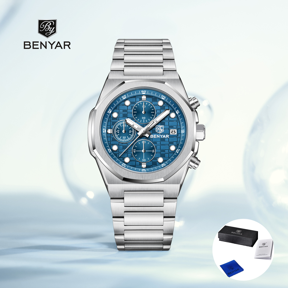 Luxury Watch Quality - 2025 جديد BENYAR ساعات رجالية فاخرة