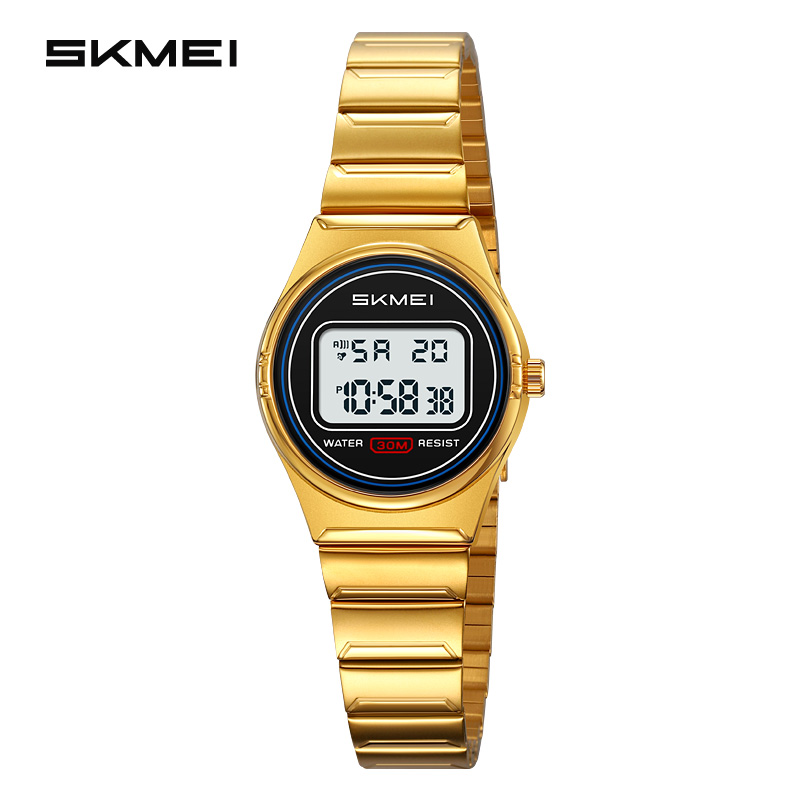 Minute Repeater Watch - ساعة SKMEI رقمية من الفولاذ المقاوم