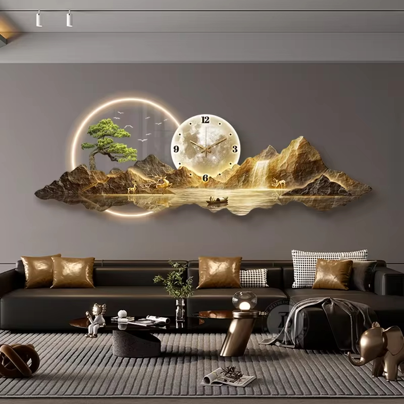 Luxury Watch House - تصميم ساعات الحائط الفاخرة غرفة المعيشة