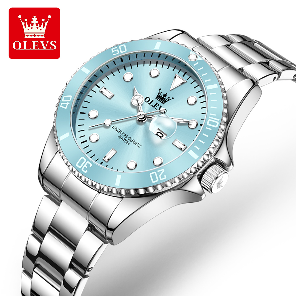 Luxury Watch Girl - ساعة كوارتز فاخرة مقاومة للماء من