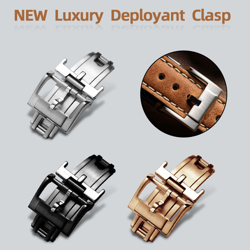 Luxury Watch Straps - مشبك ساعة فاخر جديد قابل للطي