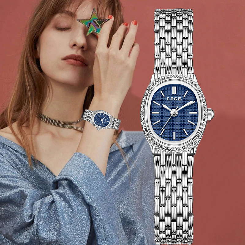 Luxury Watch Women - ساعة كوارتز نسائية فاخرة على الموضة