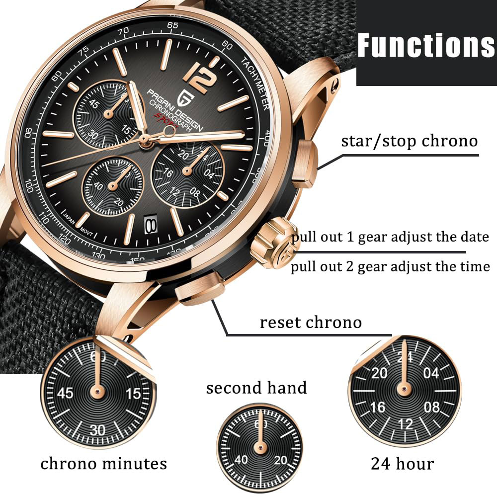 Luxury Watch Quality - PAGANI تصميم جديد ساعة رجالي 41