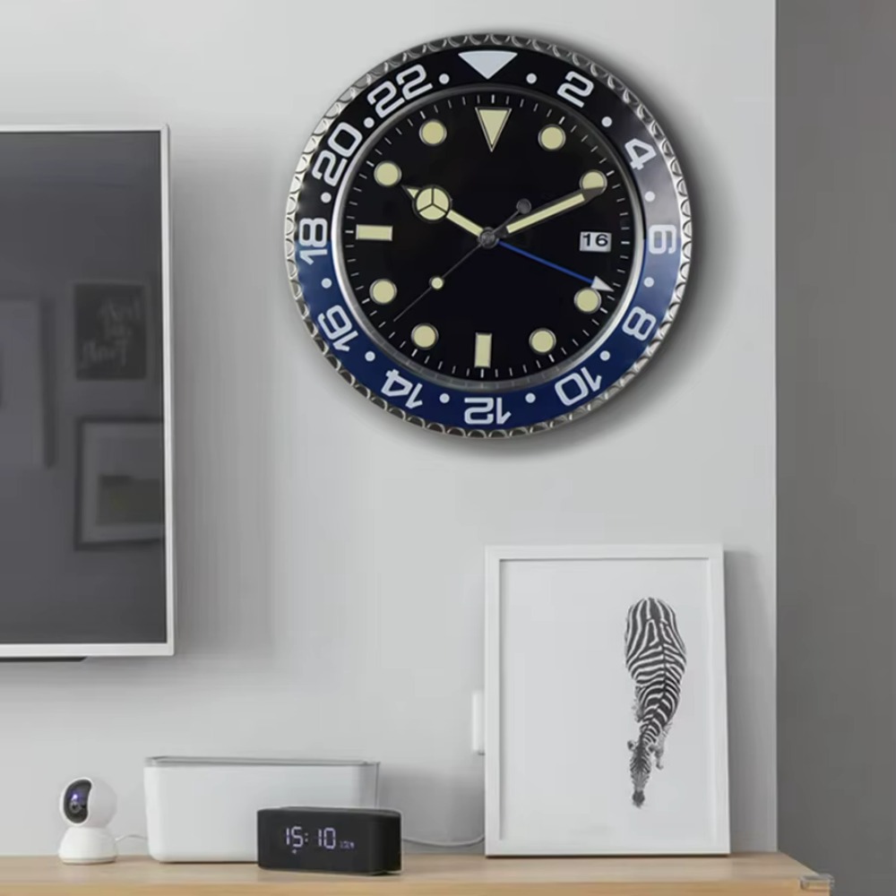 Luxury Watch House - ساعة حائط فاخرة إبداعية بتصميم معدني