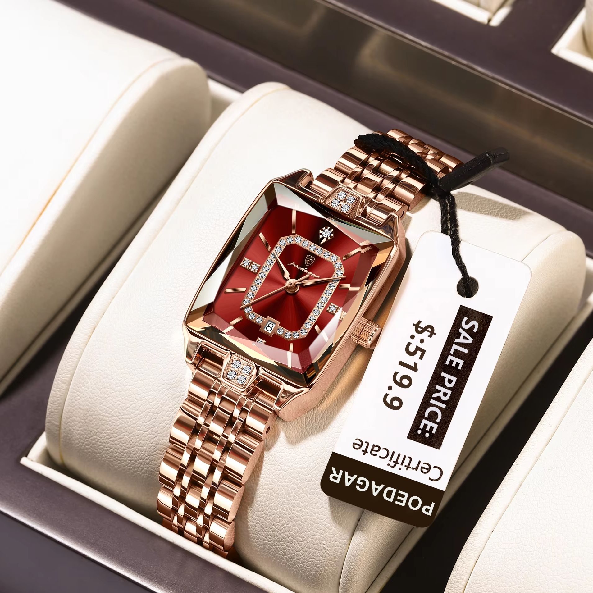 Luxury Watch Girl - POEDAGAR موضة أنيقة ساعة يد نسائية