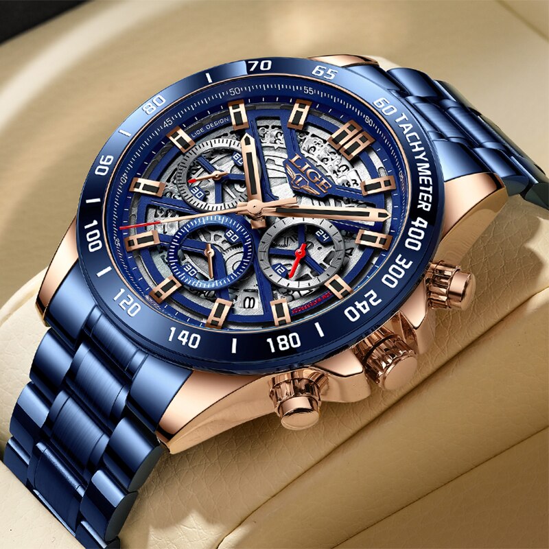 Luxury Watch Low Price - ساعة LIGE جديدة للرجال من أفضل