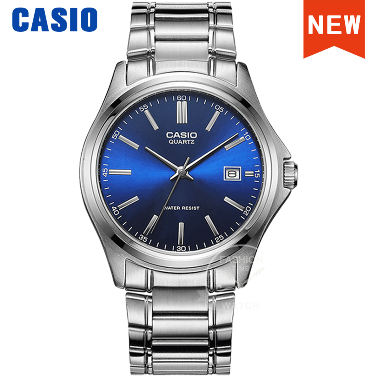 Luxury Watch Casio - ساعة كاسيو للرجال بتصميم بسيط وعتيق،