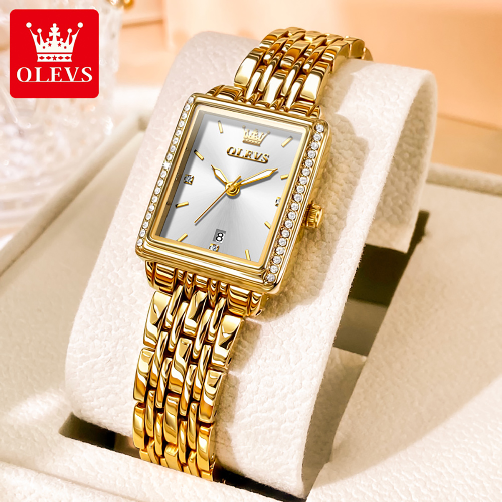 Luxury Watch Girl - ساعة OLEVS 9995 للنساء، ساعة فاخرة