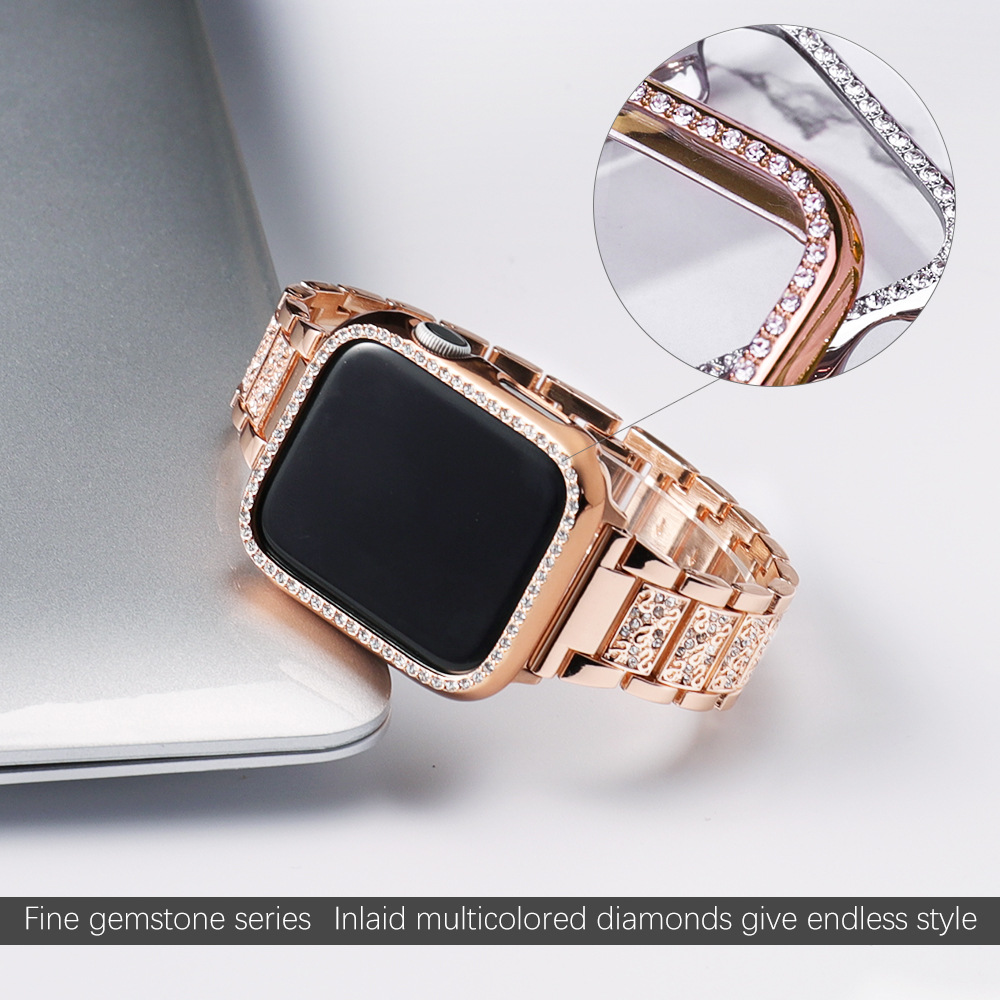حافظة وحزام بلينغ لساعة ابل ،  - مراجعة Luxury Watch Ap وسعره