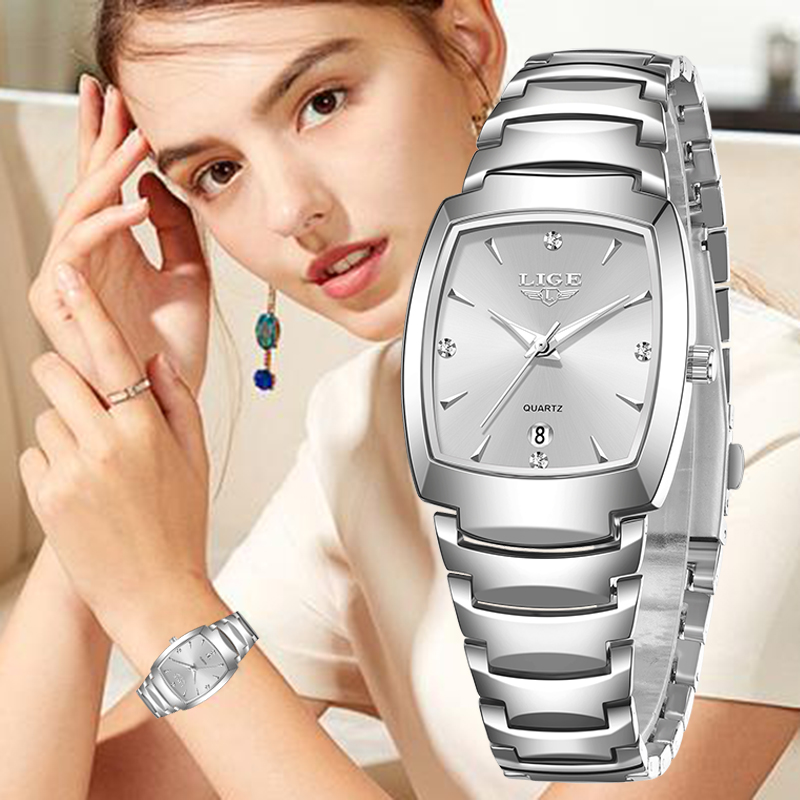 ساعة يد نسائية جديدة من LIGE ل - مراجعة Luxury Watch Women وسعره