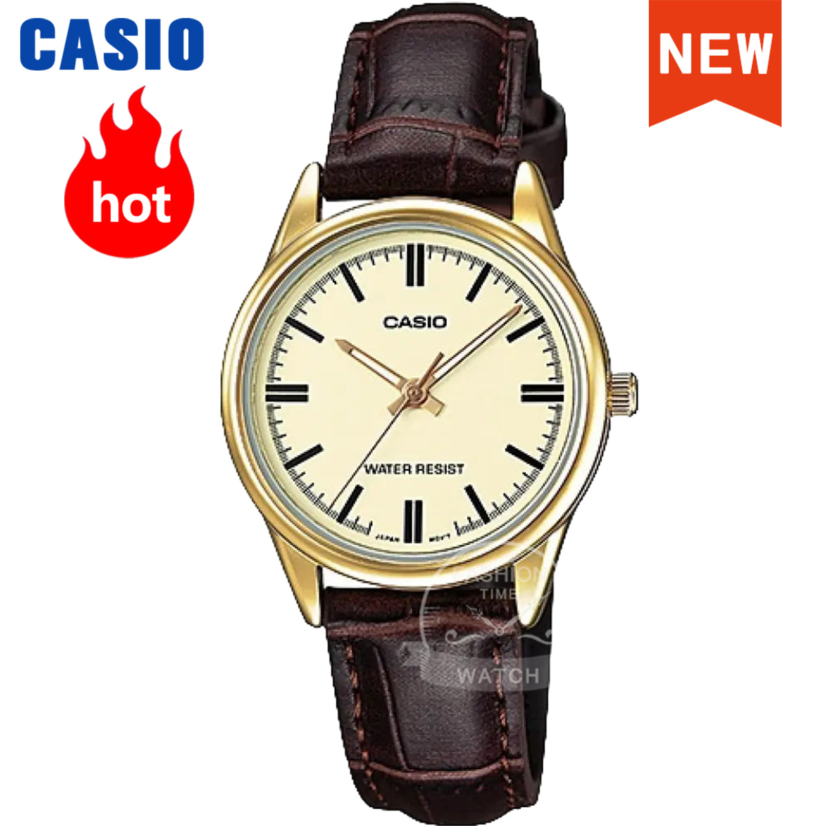 كاسيو-ساعة كوارتز بسيطة للنساء - مراجعة Luxury Watch Casio وسعره