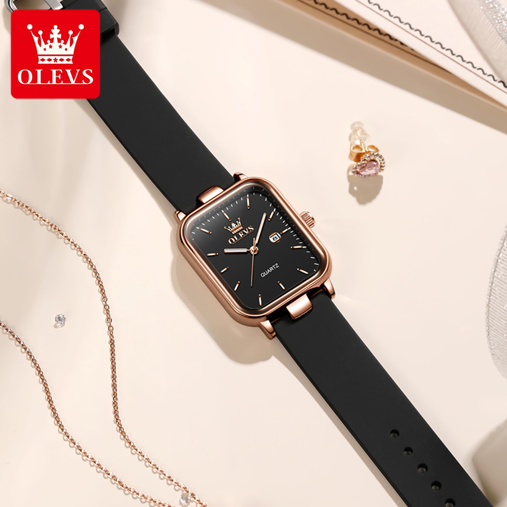 ساعة OLEVS الفاخرة للنساء بمين - مراجعة Luxury Watch Dial وسعره