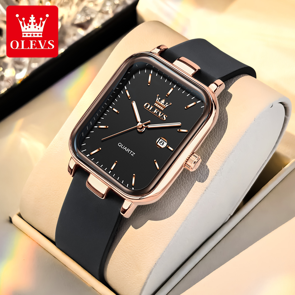 ساعة OLEVS الفاخرة للنساء بمين - مراجعة Luxury Watch Dial وسعره