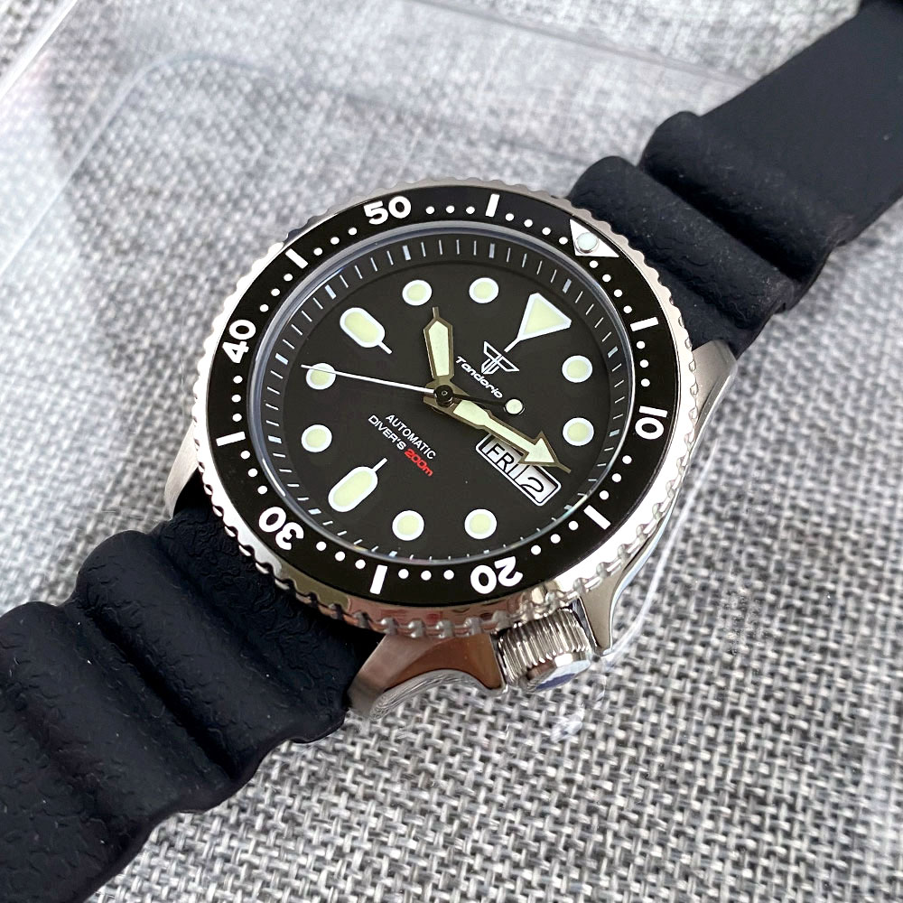 ساعة غوص رجالية تاندوريو NH36A - مراجعة Seiko Watch Prospex وسعره
