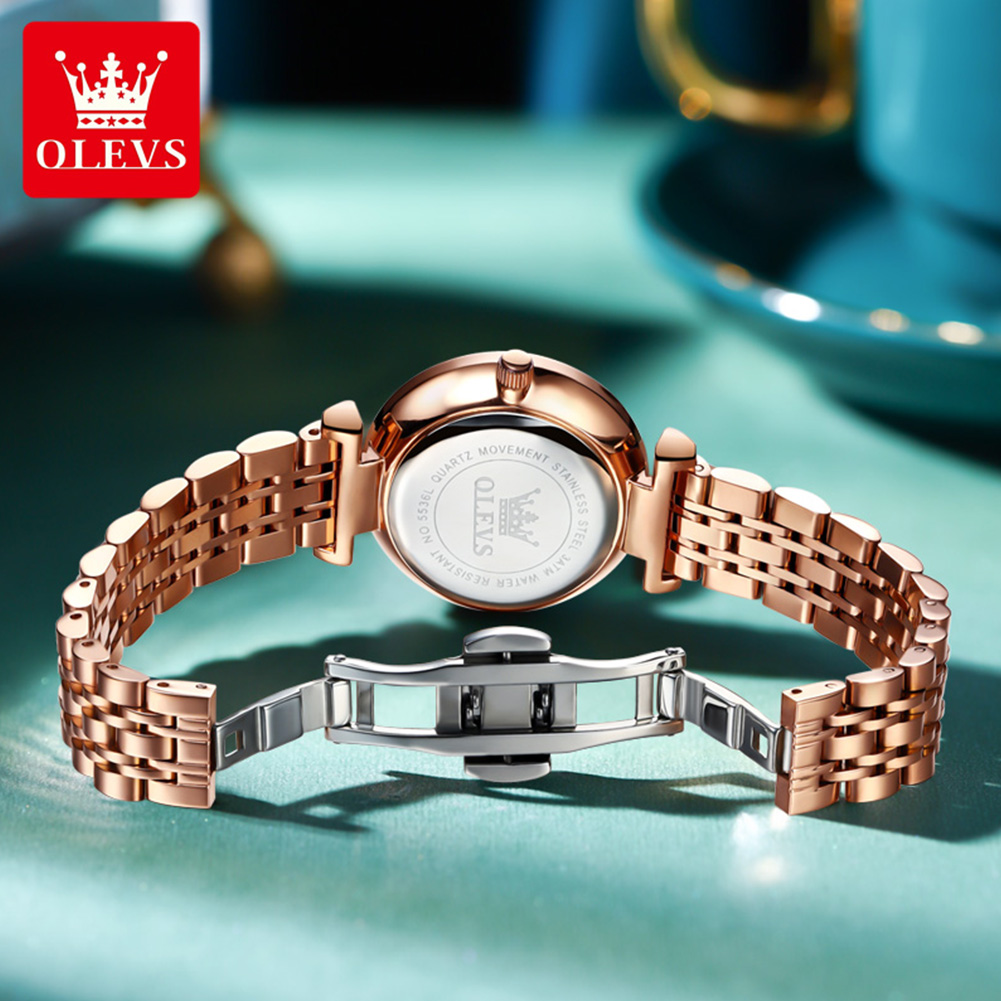 ساعة يد نسائية جميلة من ماركة  - مراجعة Luxury Watch Quartz وسعره