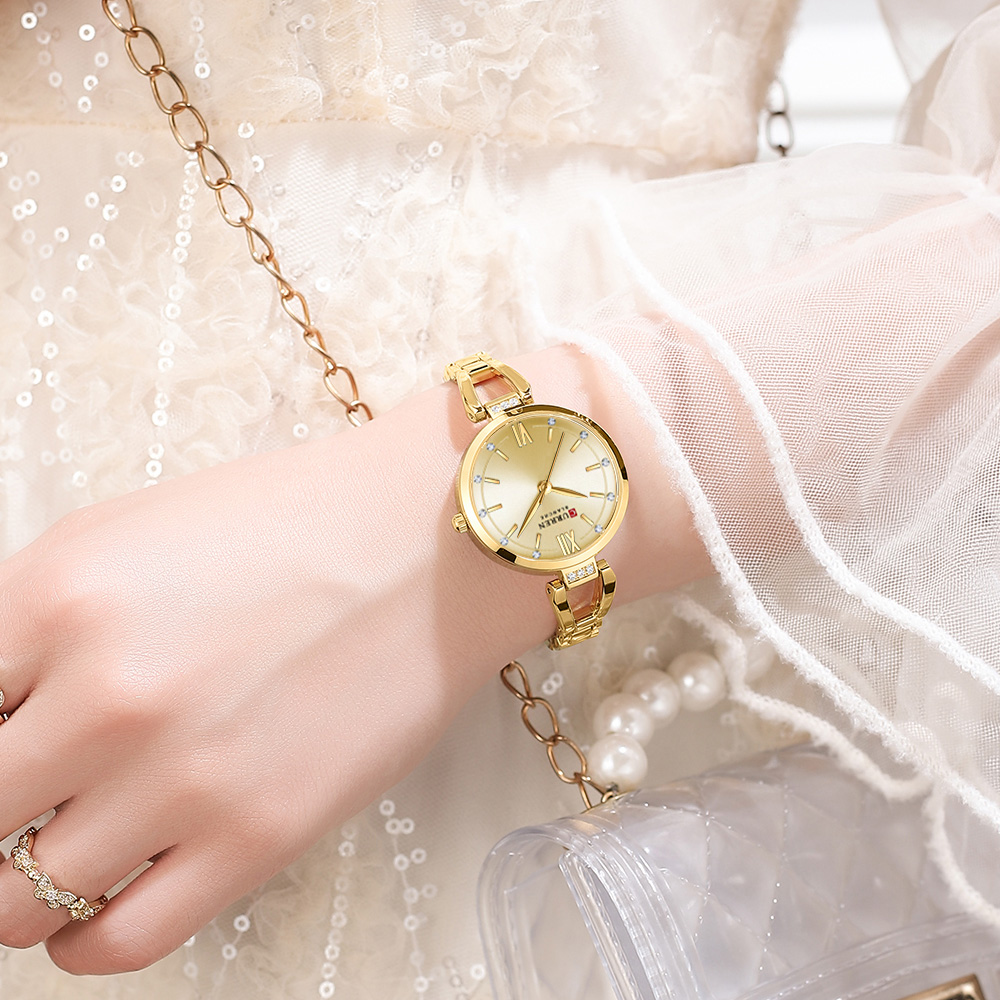 ساعات CURREN النسائية الأنيقة  - مراجعة Luxury Watch Straps وسعره
