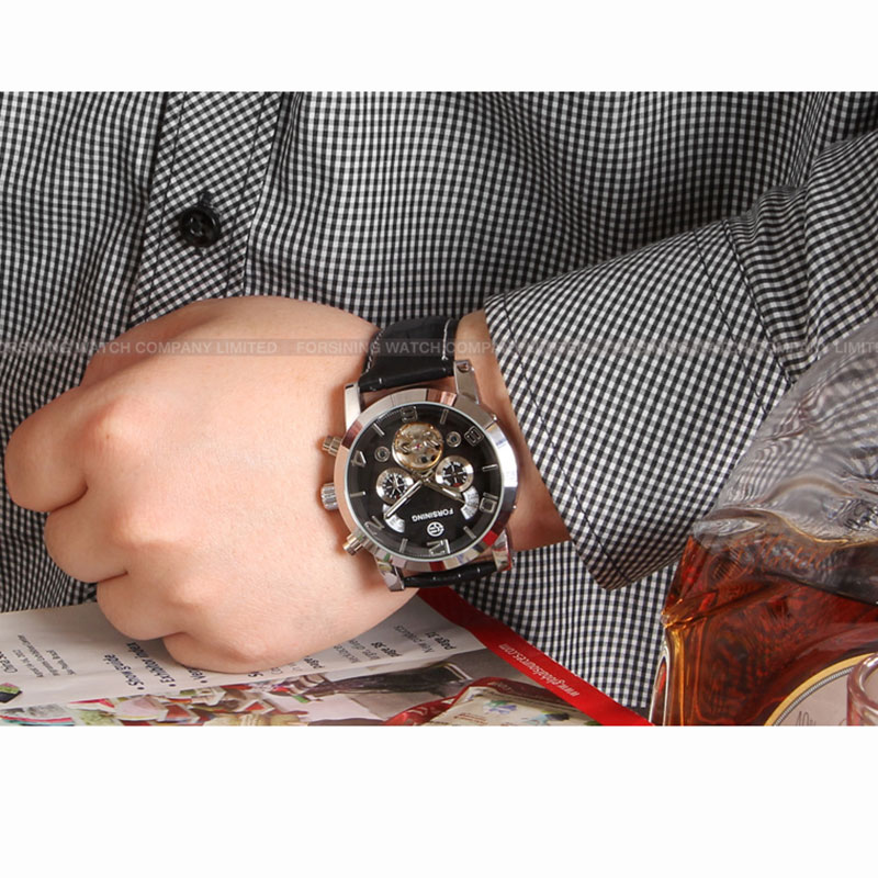 Forsining أزياء الميكانيكية ال - مراجعة Regulator Display Watch وسعره
