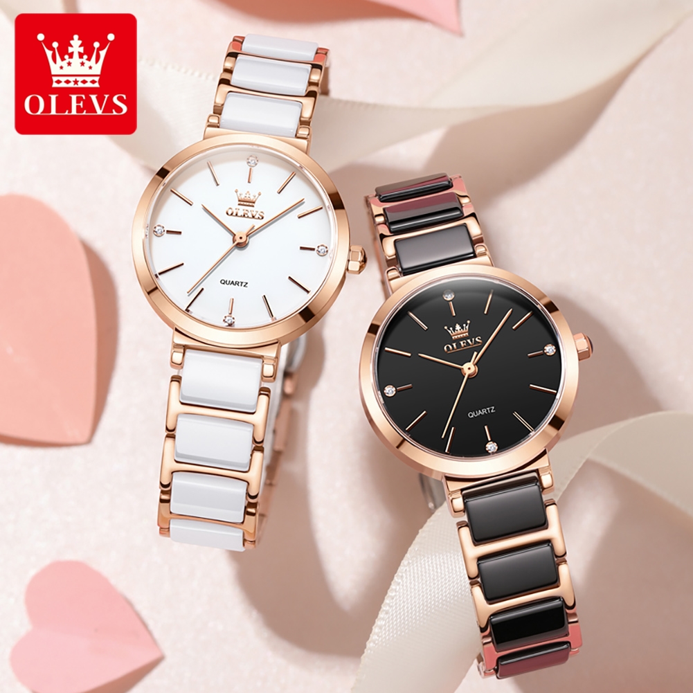 OLEVS ساعة نسائية 5877 ساعة كو - مراجعة Luxury Watch Quartz وسعره