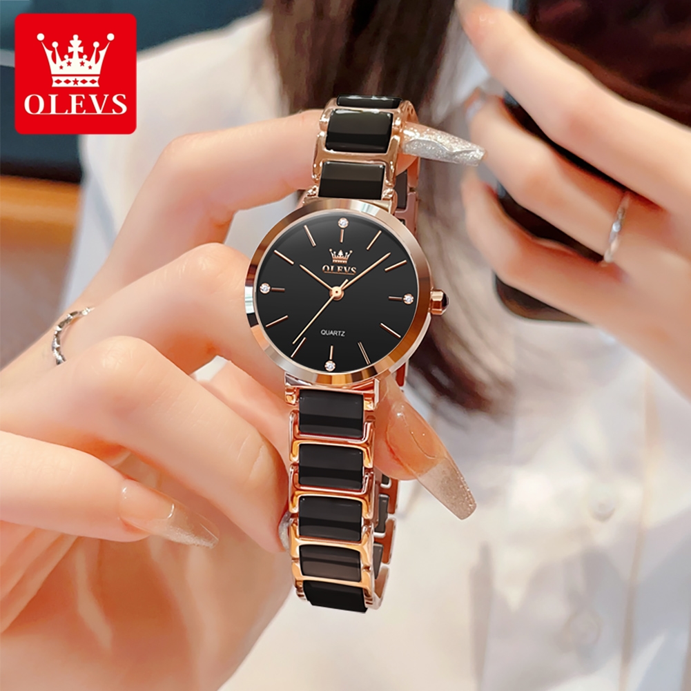 OLEVS ساعة نسائية 5877 ساعة كو - مراجعة Luxury Watch Quartz وسعره