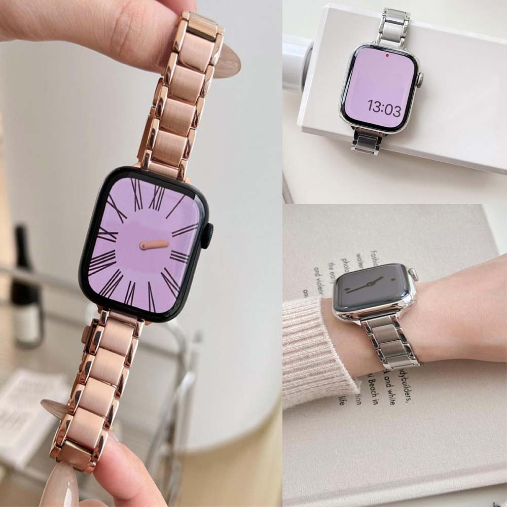 حزام معدني نحيف لساعة أبل التر - مراجعة Luxury Watch Ap وسعره