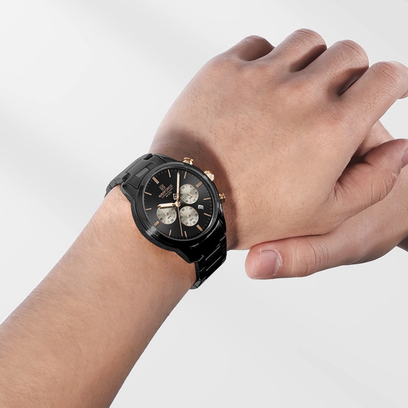 ساعة نافيفورس للرجال كوارتز كر - مراجعة Luxury Watch Straps وسعره