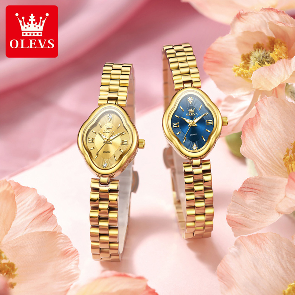 OLEVS العلامة التجارية الجديدة - مراجعة Luxury Watch Girl وسعره