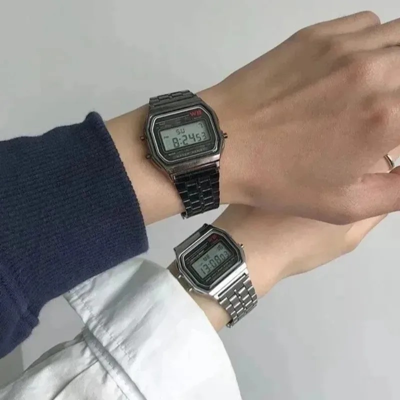 ساعات فاخرة F91W بحزام فولاذي، - مراجعة Luxury Watch Wallpaper وسعره