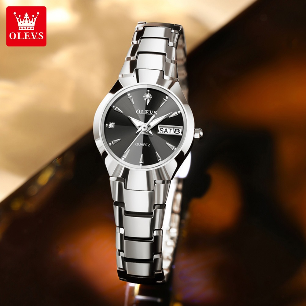 ساعة OLEVS للسيدات 8697 ساعات  - مراجعة Luxury Watch Women وسعره