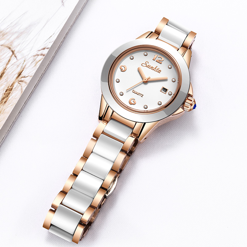 ساعة Sunkta كاجوال كوارتز نسائ - مراجعة Luxury Watch Women وسعره