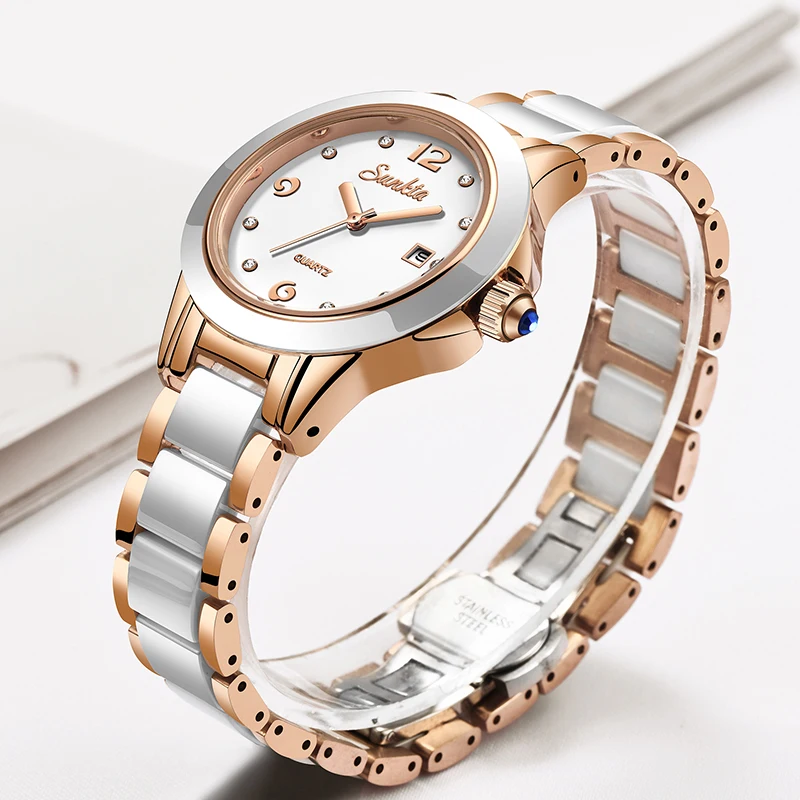 ساعة Sunkta كاجوال كوارتز نسائ - مراجعة Luxury Watch Women وسعره