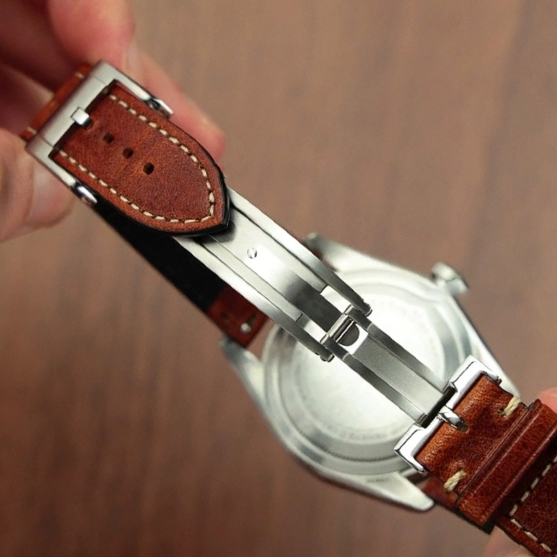 مشبك ساعة فاخر جديد قابل للطي  - مراجعة Luxury Watch Straps وسعره