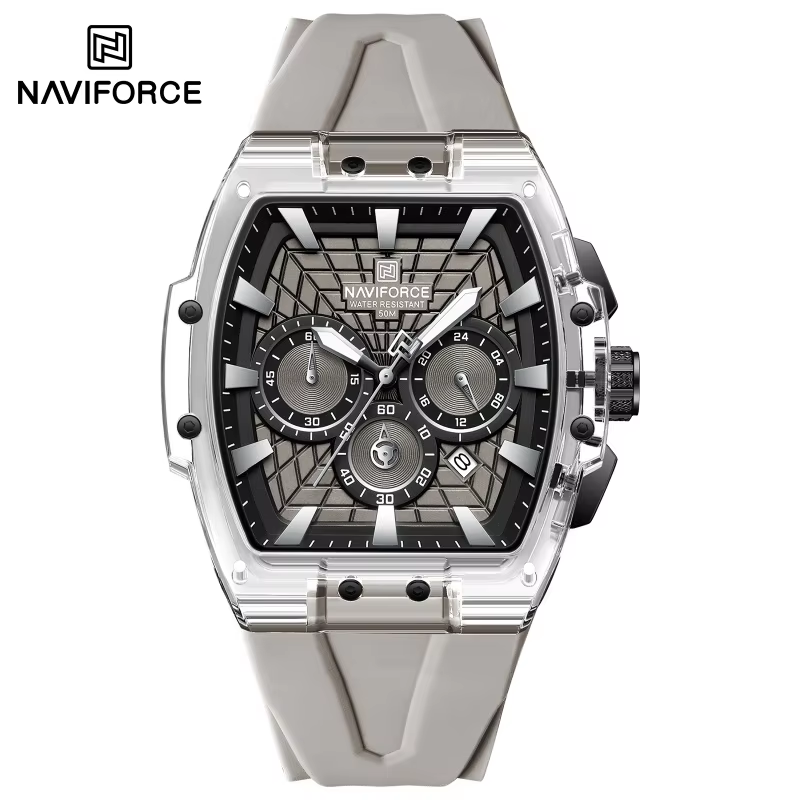 ساعة نافي فورس NF6113 للرجال م - مراجعة Minute Repeater Watch وسعره