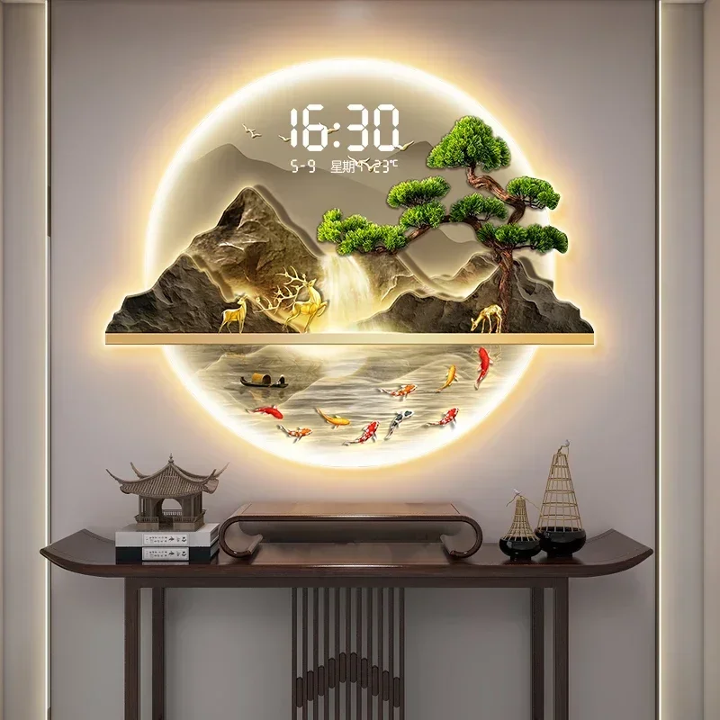 الفن جدارية ساعات الحائط Led غ - مراجعة Luxury Watch House وسعره