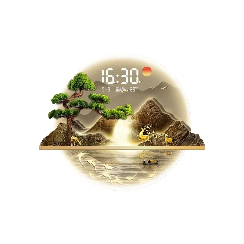 الفن جدارية ساعات الحائط Led غ - مراجعة Luxury Watch House وسعره