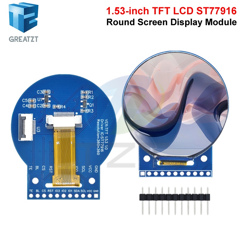 شاشة عرض TFT LCD دائرية مقاس 1 - مراجعة Regulator Display Watch وسعره