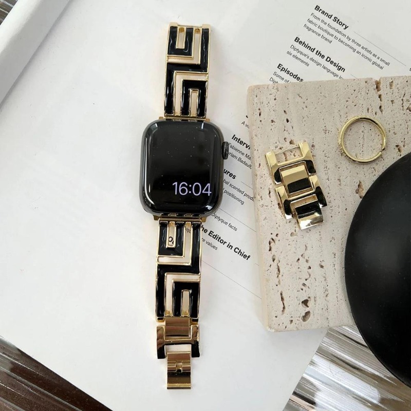 حزام معدني فاخر لساعة أبل 10 ب - مراجعة Luxury Watch Ap وسعره