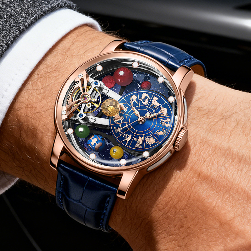 ساعة ستاري سكاي للرجال بهيكل ع - مراجعة Minute Repeater Watch وسعره