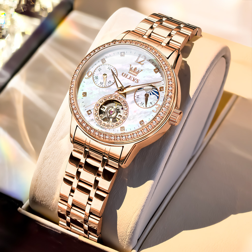 ساعات OLEVS النسائية من أفضل ا - مراجعة Luxury Watch Quartz وسعره