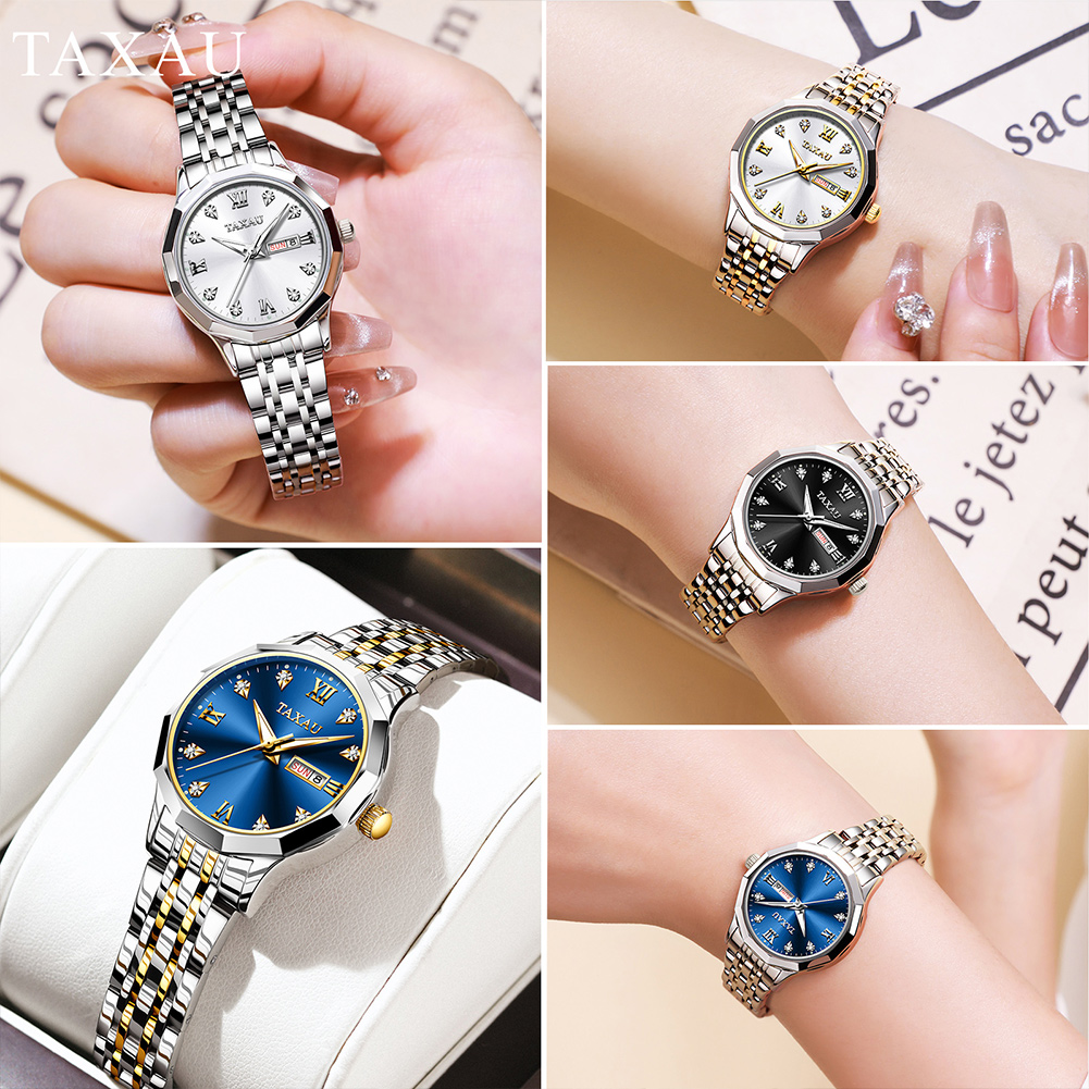 ساعة OLEVS Fashion Golden للنس - مراجعة Luxury Watch Girl وسعره