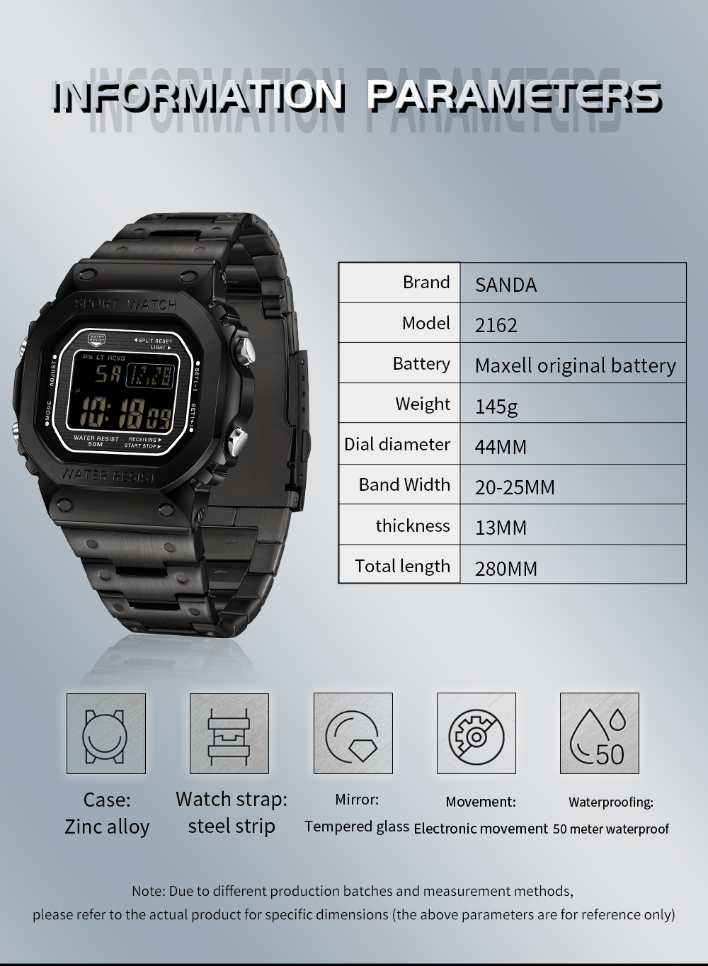 SANDA 2162 ساعة رقمية إلكتروني - مراجعة Minute Repeater Watch وسعره