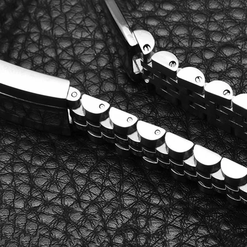 سوار صلب مقاوم للصدأ للرجال ،  - مراجعة Luxury Watch Class وسعره