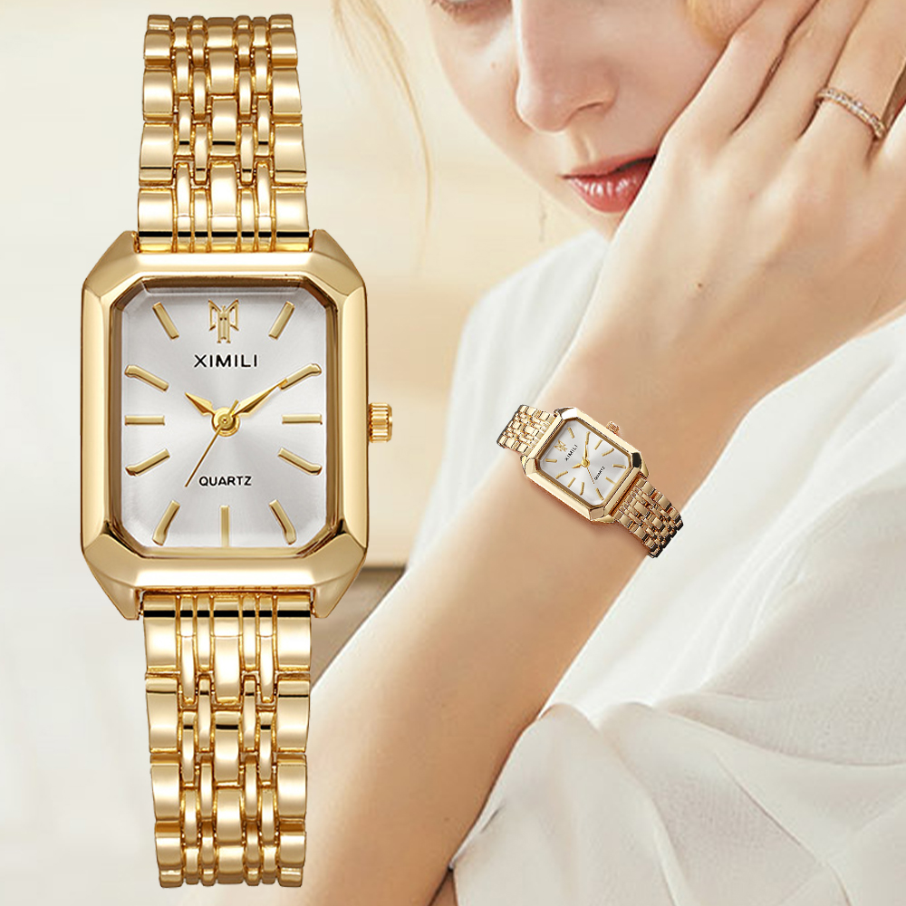 ساعات نسائية فاخرة موضة مستطيل - مراجعة Luxury Watch Straps وسعره
