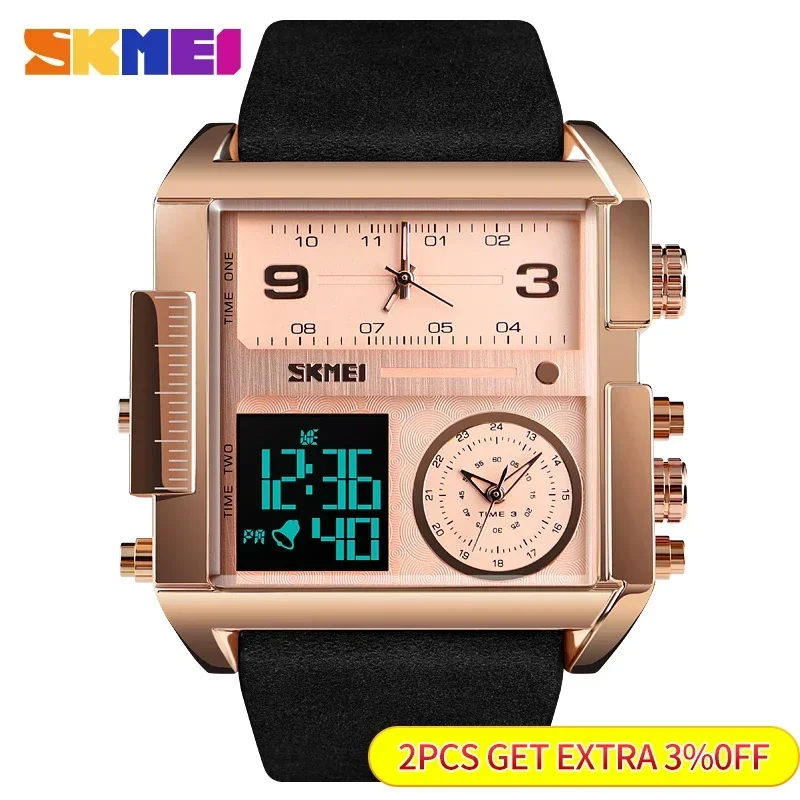 SKMEI رجل كوارتز ساعات يد تعمل - مراجعة Luxury Watch Low Price وسعره