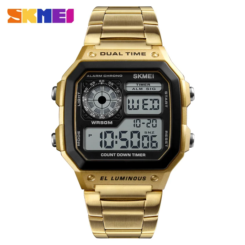 SKMEI 1335 ساعة رقمية للرجال ر - مراجعة Minute Repeater Watch وسعره