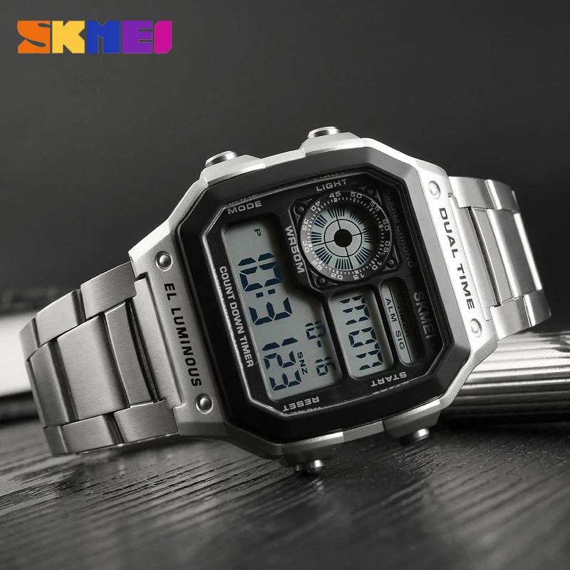 SKMEI 1335 ساعة رقمية للرجال ر - مراجعة Minute Repeater Watch وسعره