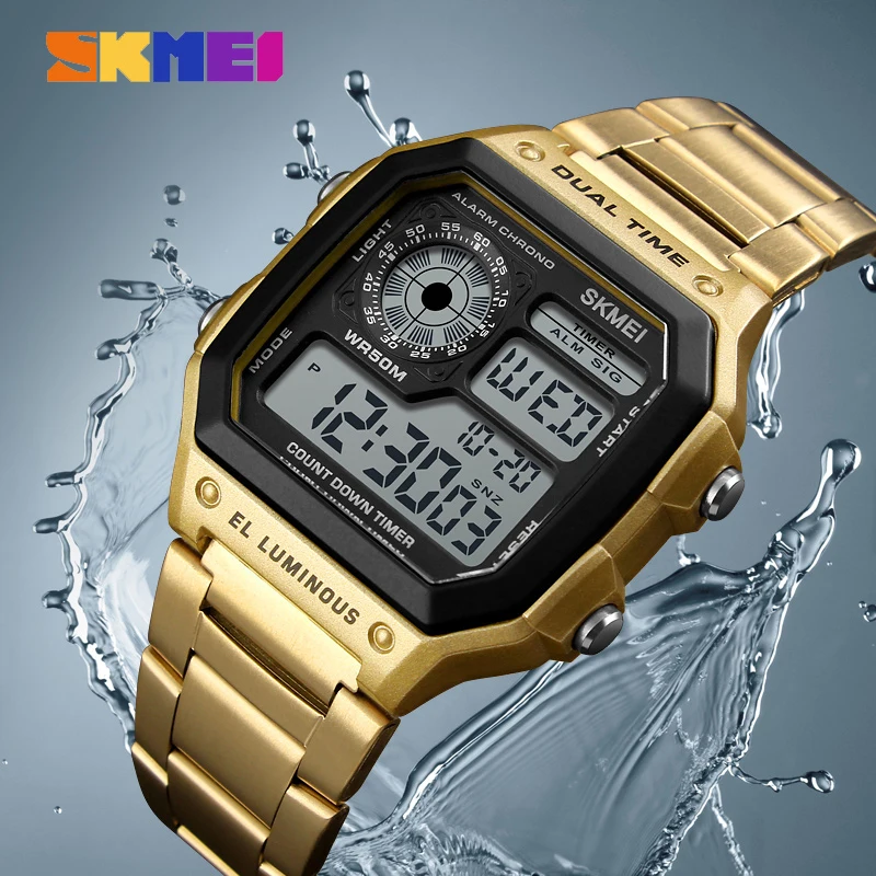 SKMEI 1335 ساعة رقمية للرجال ر - مراجعة Minute Repeater Watch وسعره