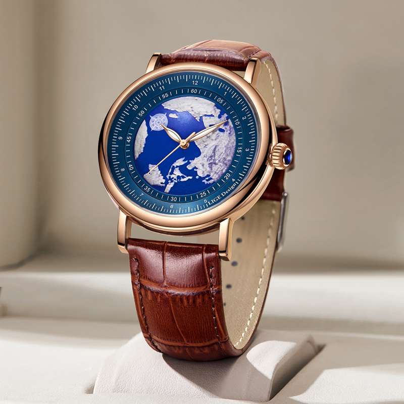 ساعة يد رجالية فاخرة من LIGE 2 - مراجعة Luxury Watch Low Price وسعره