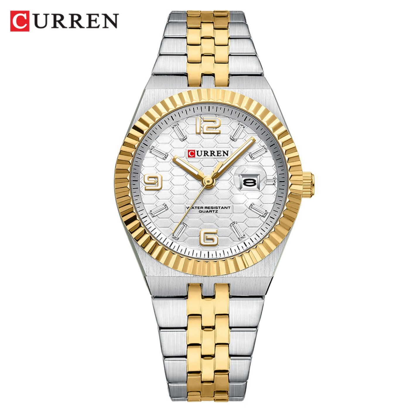 ساعة CURREN النسائية التناظرية - مراجعة Luxury Watch Quartz وسعره